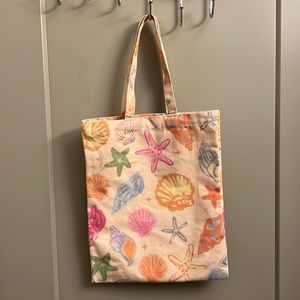 Aurelle seashell tote bag